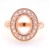 Sterling Silver Semi Mount Ring Setting SQ Princess 8x8mm Syzjewelry